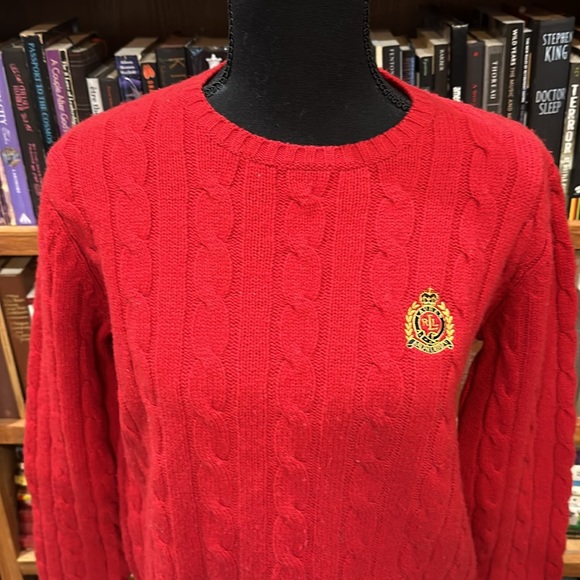 Vintage Ralph Lauren Sweater With Crest - Picture 2 of 5